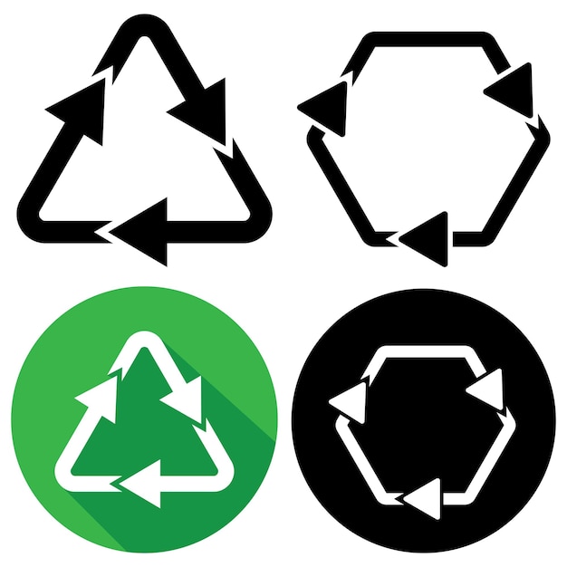 Reciclar vector icono