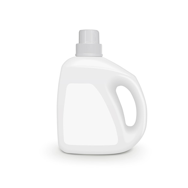 recipiente de detergente de plástico