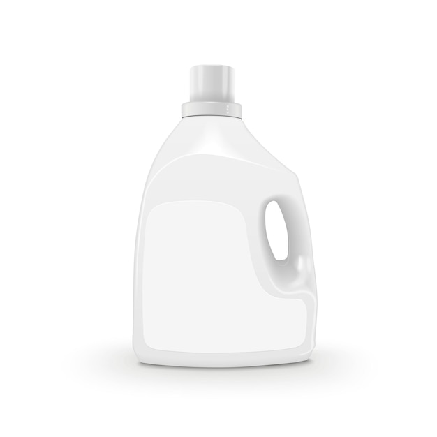 recipiente de detergente de plástico