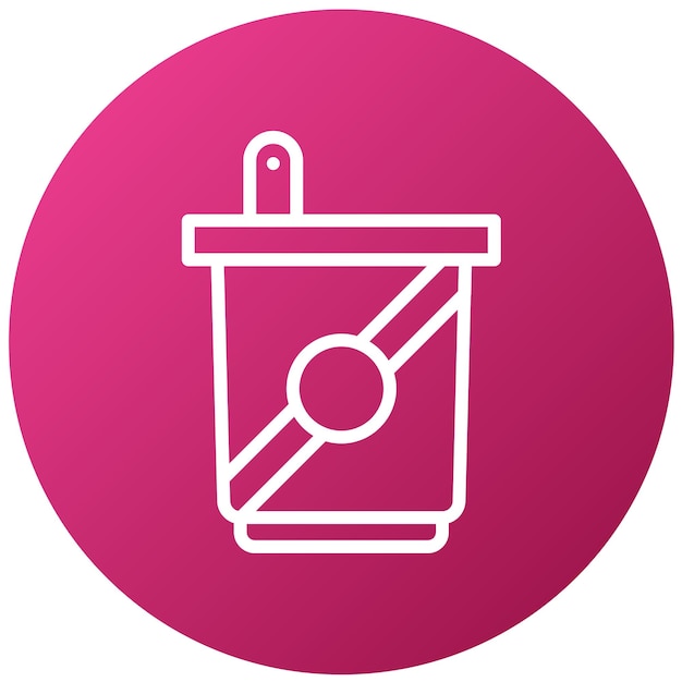 un recipiente rosa y blanco con un fondo rosa