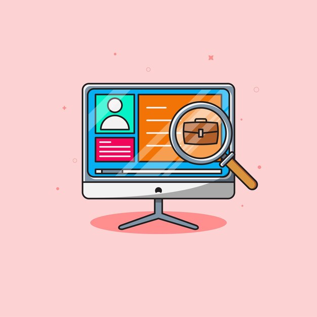 Reclutamiento de empleo Estamos contratando ilustración del concepto