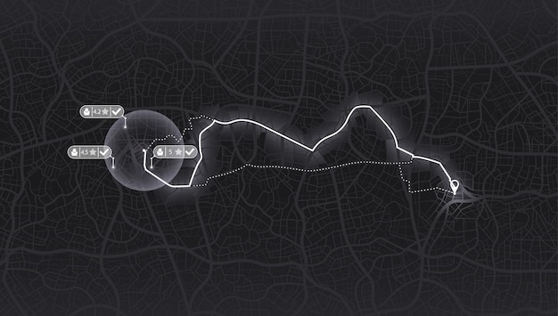 Recoger taxi Navegación por mapa Gps a casa propia Vista detallada de la ciudad Ubicación del pasajero