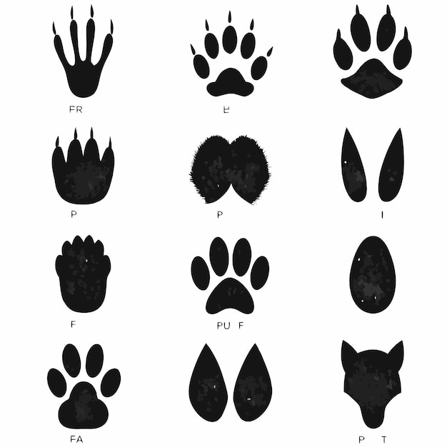 Recolección detallada de huellas de animales para su identificación