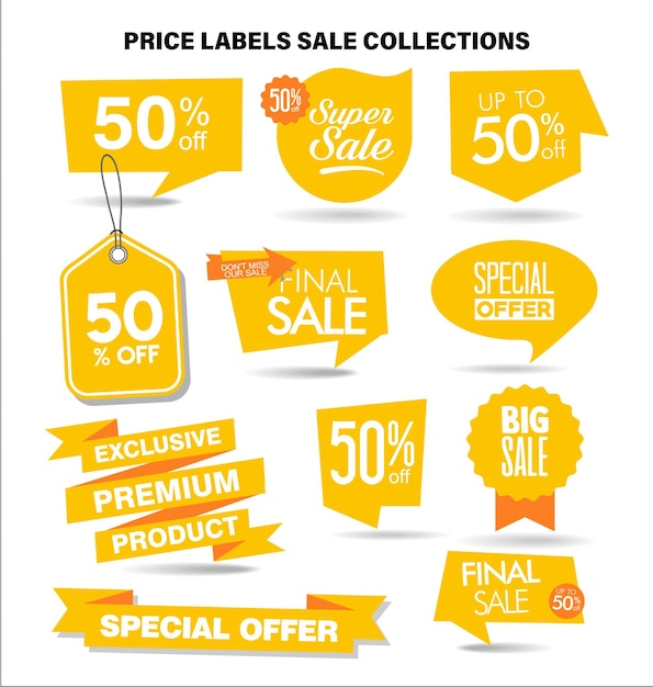 Recolección de etiquetas de venta y de precios