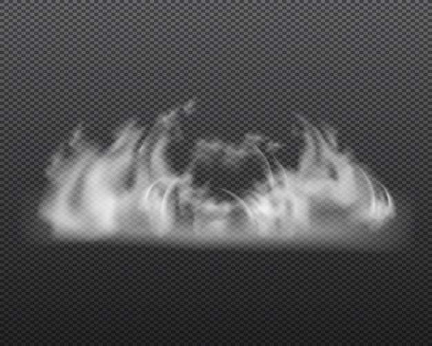 Un recubrimiento de humo realista.