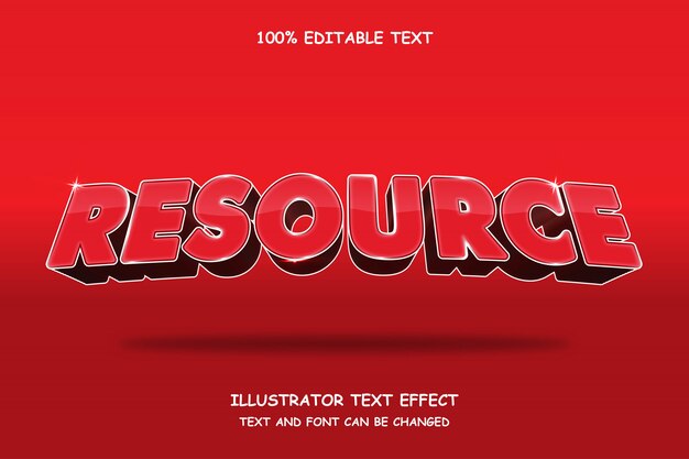 Recurso, texto editable efecto moderno estilo de arco de sombra