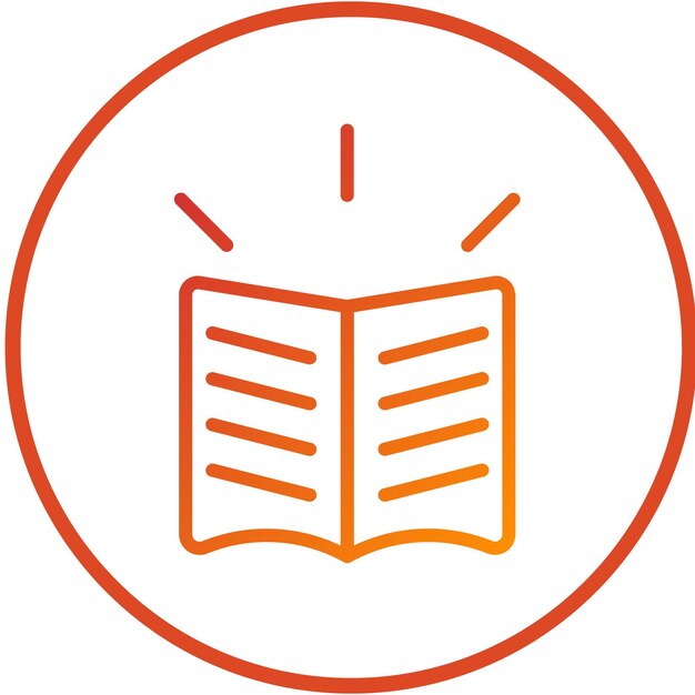 Recursos de aprendizaje de diseño vectorial Estilo de icono