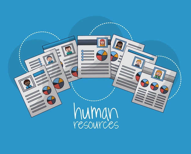 Vector recursos humanos relacionados