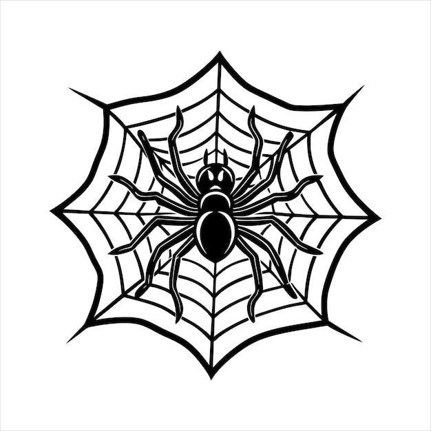 La red de araña Svg
