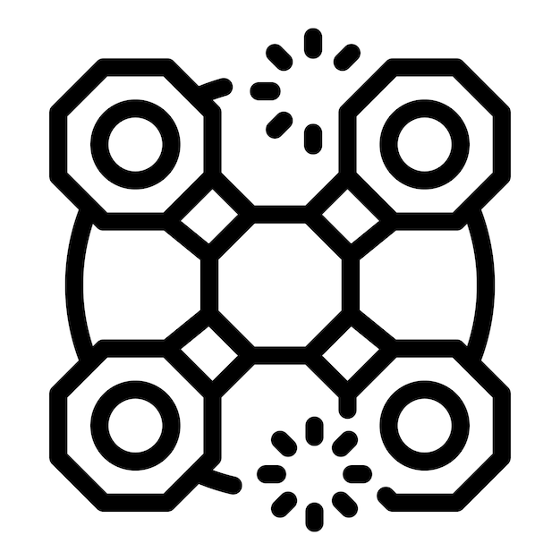 Red blockchain que conecta puntos de datos seguros con tecnología descentralizada