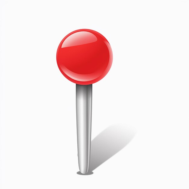 Vector a red button with a white background that says quot red quot