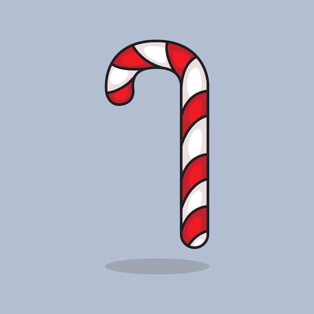 Red Christmas Candy Icon diseño ilustración e icono para sitio web digital e impreso