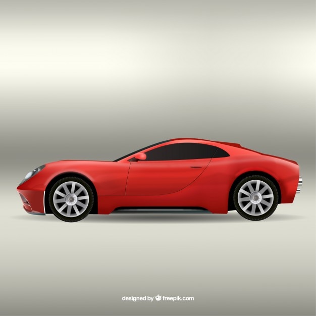 Red coche deportivo
