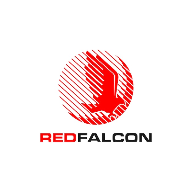 Red Falcon Logo Company