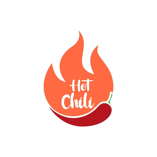 Red Hot Chili logo diseños concepto vector Spicy Pepper logo diseños plantilla