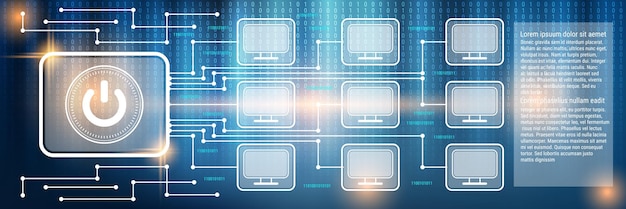 Red informática, base de datos, servidores remotos, ilustración del concepto de vector de estructura de catálogo