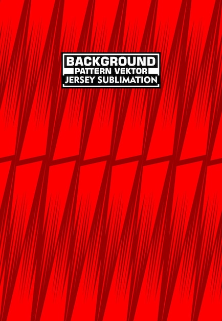 Red Jersey Sublimation Template with Diagonal Lines