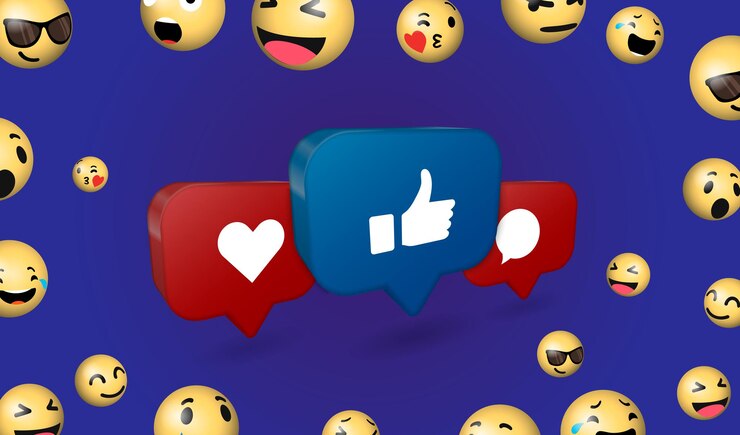Vector red social vector 3d como iconos ilustración conceptual abstracta
