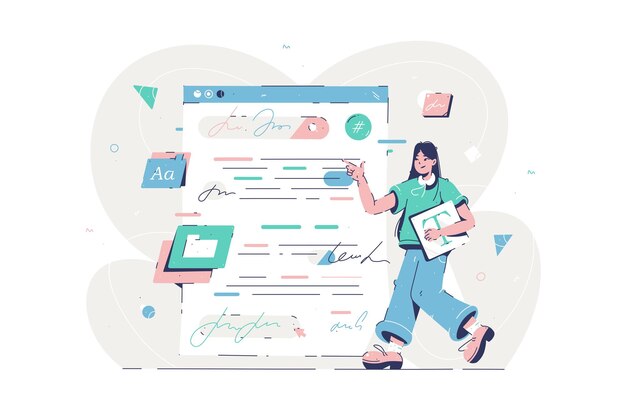 Redactor de contenido creador de medios y freelance