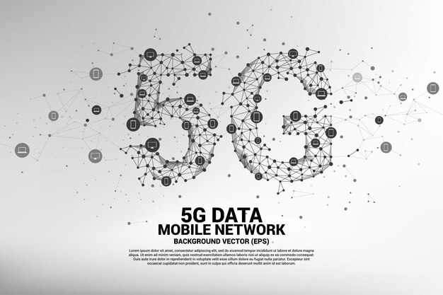 Redes de redes móviles 5G.
