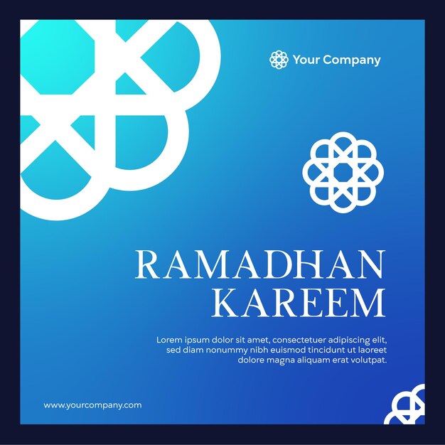 Vector las redes sociales alimentan a ramadhan kareem.