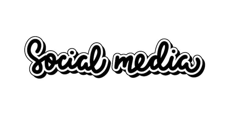 Vector redes sociales cita motivacional e inspiradora diseño de palabras con letras dibujadas a mano por vectores