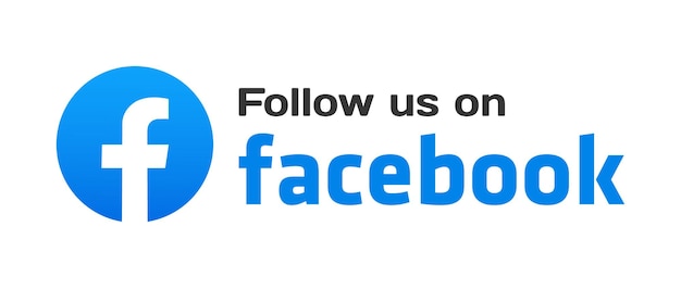 Redes sociales Facebook síguenos icono Facebook síguenos botón redes sociales aisladas síguenos en el logotipo de Facebook icono de red social editorial icono vectorial