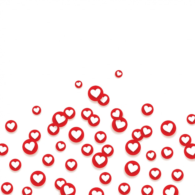 A las redes sociales les gustan los iconos del amor.