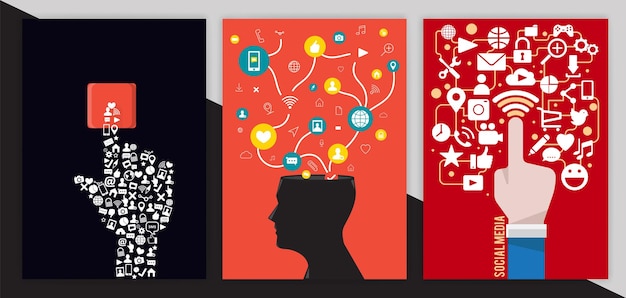 Las redes sociales involucran la mente Explore su mundo digital