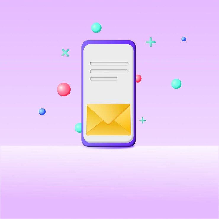 Vector redes sociales mínimas en 3d con galería de fotos y videos en optimización de interfaz de teléfono móvil para banner y sitio web