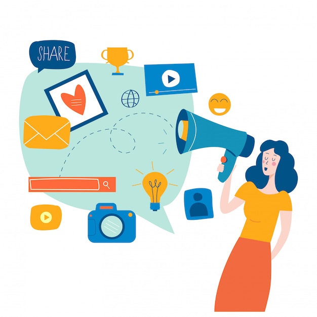 Redes sociales, redes, chat y mensajes de texto