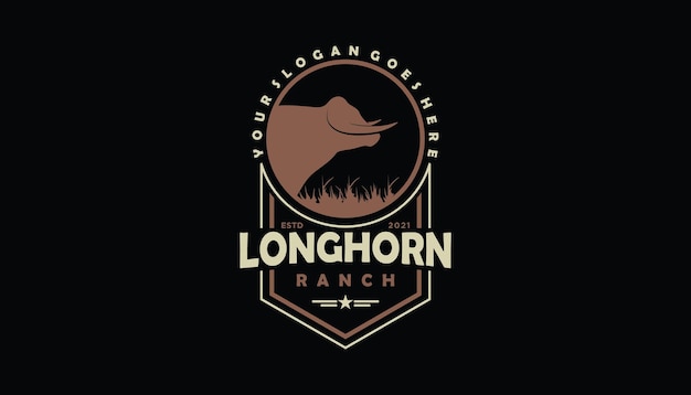 Referencia del logotipo de longhorn para su negocio