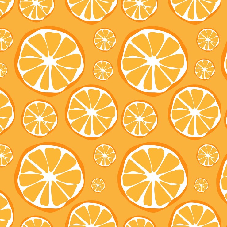 Refrescantes rebanadas de naranja con un fondo exótico de verano