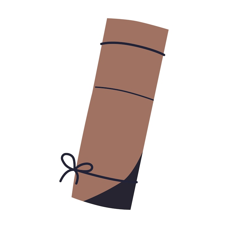 Vector el regalo está empaquetado en papel artesanal un paquete elegante saludo para las fiestas envoltura de regalo