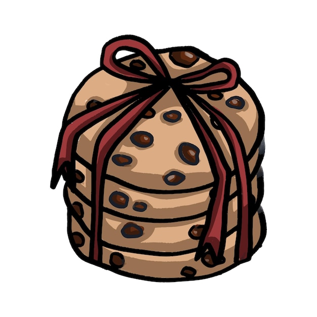 Regalo de galletas de chocolate
