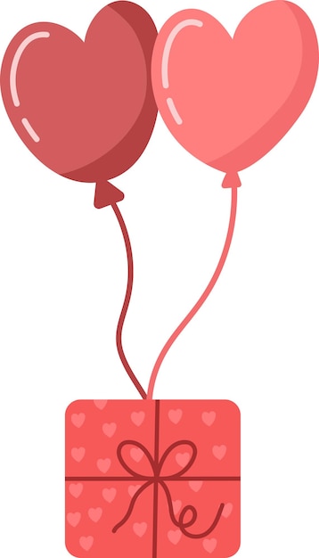 Regalo de globo de corazón volador para el día de San Valentín