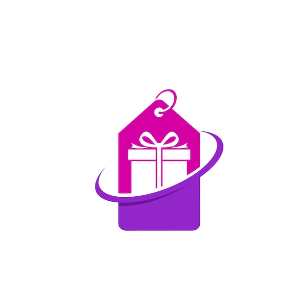 Vector regalo ofertas logo y elemento icono