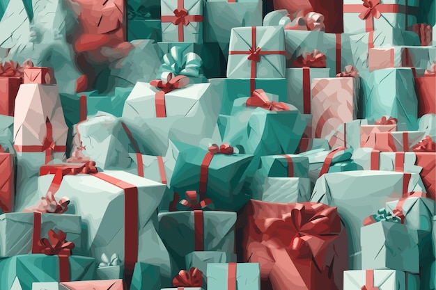 Vector regalos y adornos navideños vectoriales e ilustraciones.