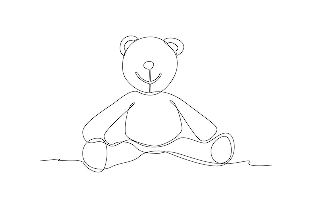 Regalos simples en el día de San Valentín oso de peluche