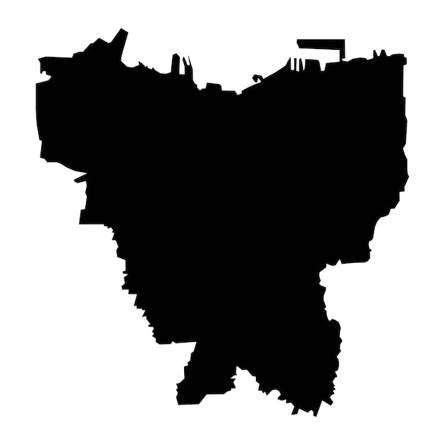 Región especial de la capital de Yakarta mapa división administrativa de Indonesia Ilustración vectorial