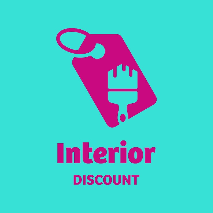 Vector registro de descuento interior