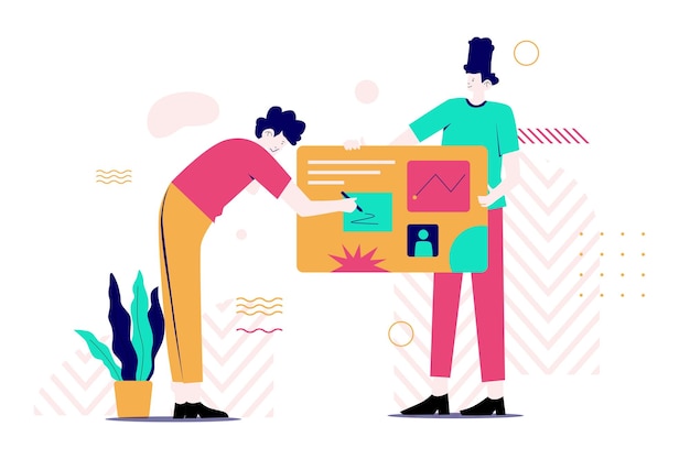 Registro de empleados en la lista de verificación de tareas completas