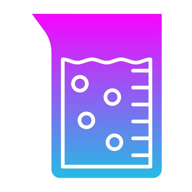 una regla azul y púrpura con un fondo azul y pórpura