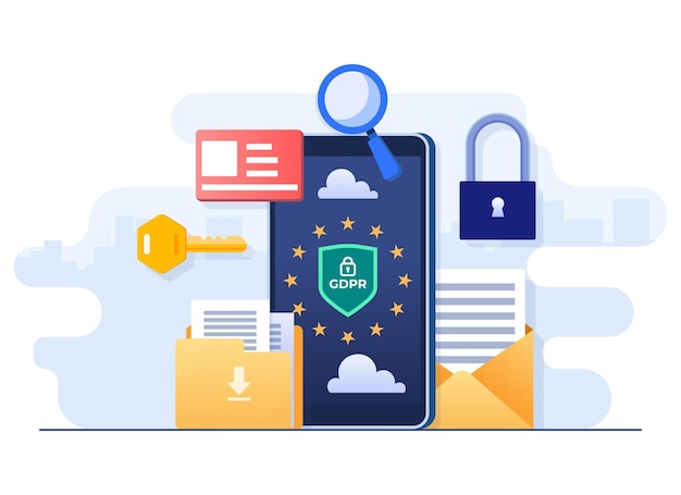 Reglamento General de Protección de Datos (GDPR) Seguridad de los datos de la red