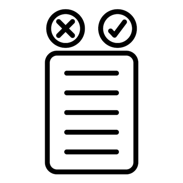 Reglas del aula de diseño vectorial Estilo del icono