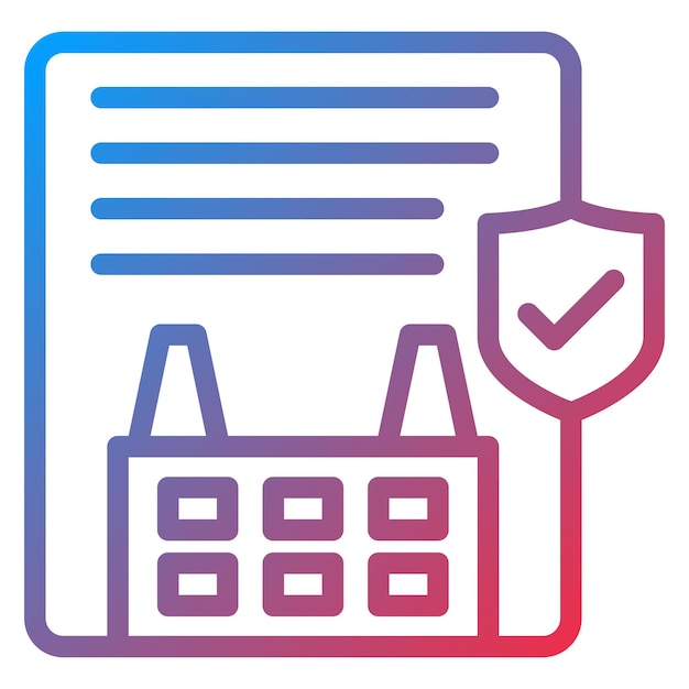 Regulaciones de la industria del diseño vectorial Estilo del icono