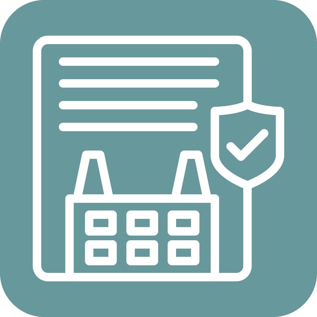 Regulaciones de la industria del diseño vectorial Estilo del icono