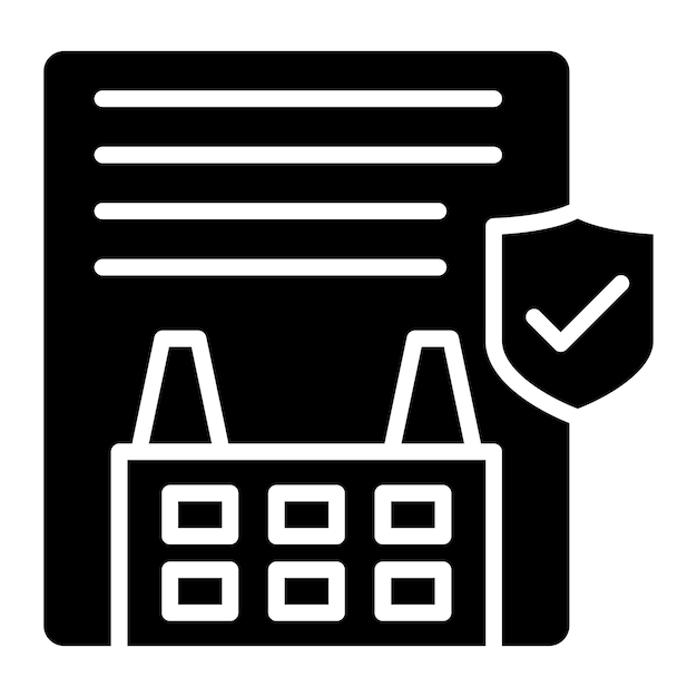 Regulaciones de la industria del diseño vectorial Estilo del icono