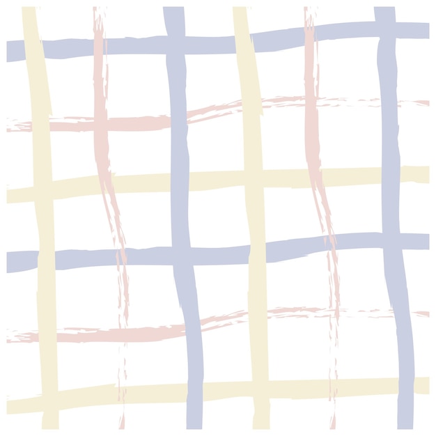 Rejilla abstracta pastel de líneas de pincel