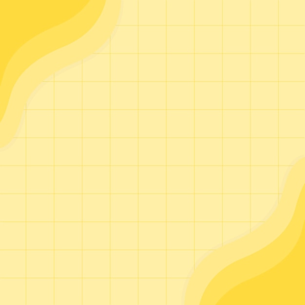 Rejilla amarilla con diseño de ondas abstractas